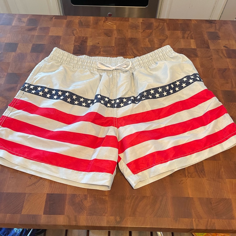 Chubbies men’s patriotic swim trunk. Size XL. Thanks.